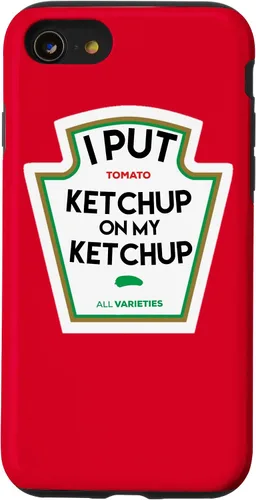 Vista 18 de I Put Ketchup on My Funny - Funda de regalo a base de tomate para iPhone 17