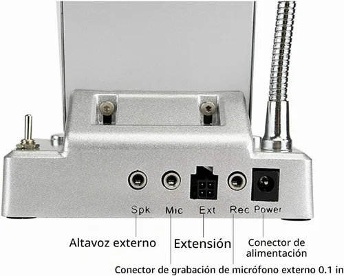 Vista 3 de Retekess TW102 Sistema de intercomunicación de ventana, intercomunicador