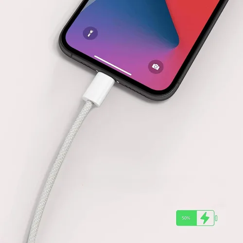 Vista 4 de Smays Cable trenzado USB C a USB C de 6 pulgadas, cable de carga rápida PD de 60 W (paquete de 2)