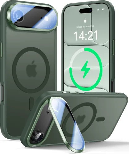 Vista 70 de VOFATA [Protección Completa Mejorada de la Cámara] para Funda iPhone Air con Cubierta de Cámara con Soporte [Compatible con MagSafe][Protección