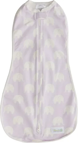 Vista 41 de Woombie Original Pink Blush Chevron One-Step manta de bebé, Pink Blush