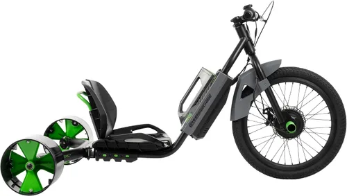 Vista 9 de Huffy Triciciclo eléctrico verde de 36 V, hasta 15 MPH, a partir de 14 años