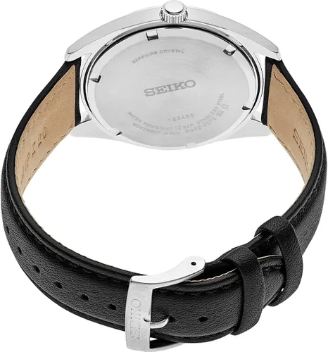 Vista 3 de SEIKO Esencial SS BLK Dial BLK para hombre Negro - Casual