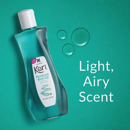 Vista 4 de Keri Aceite hidratante para ducha y baño, 16 onzas líquidas