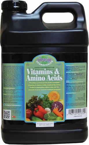 Vista 9 de Microbe Life Hydroponics Vitaminas y aminoácidos prémium esenciales para un máximo crecimiento de las plantas y absorción de raíces, uso