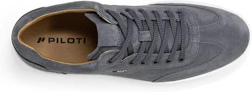 Vista 27 de Piloti Zapatos de conducción para hombre, zapatos deportivos de gamuza italiana Shift para hombre