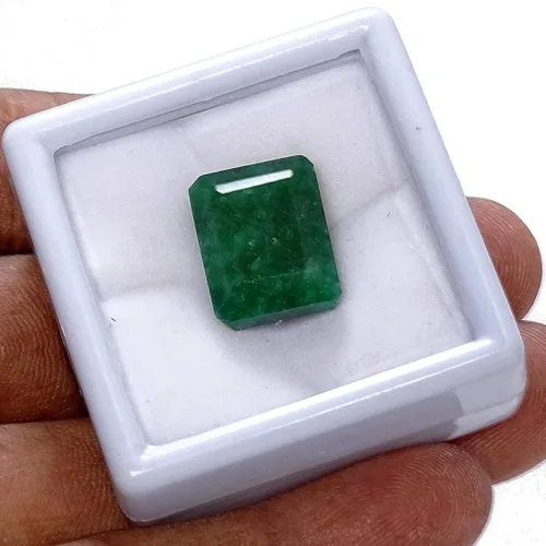 Vista 2 de Tongari Piedra esmeralda colombiana original de 9.25 ratti8.52 quilates sin calefacción, con certificación de laboratorio, piedra preciosa suelta
