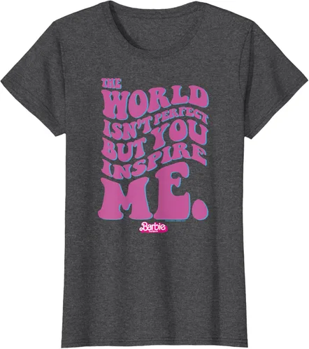 Vista 3 de Barbie Camiseta The Movie - You Inspire Me, Negro