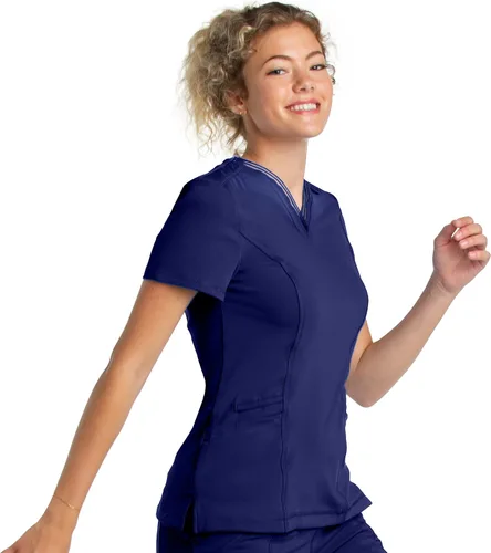Vista 2 de Urbane Impulse 9105 True Navy LGE - Camiseta para mujer con 2 bolsillos Azul marino L