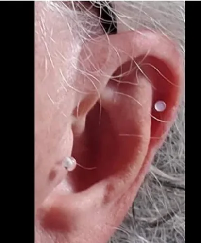 Vista 8 de D.Bella 65 piezas de retención transparente de piercing flexible para labios, nariz, tabique, ceja, pezón, lengua, cartílago, tragus, arete bioflex