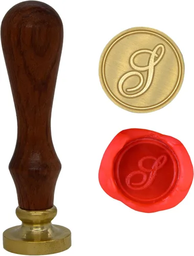 Vista 13 de Wax Seal Stamp Letter A-Z, Alphabet Initial Sealing Stamp for Christmas & Thanksgiving Cards, Wedding Invitation W-S-2 (Letter A)