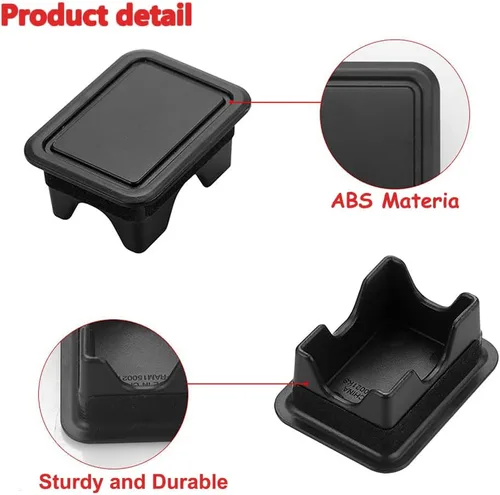 Vista 6 de Ram 1500 Cubiertas de Bolsillos de Estaca Compatibles con Dodge Ram 1500 2019-2023 Cubierta de Bolsillo de Estaca del Riel de la Caja Trasera