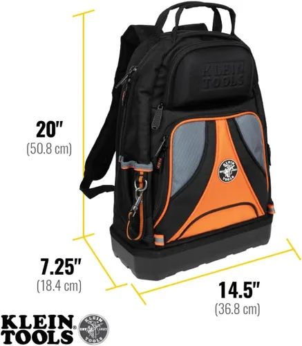 Vista 4 de Klein Tools 80120 Kit de mochila y alicates con mochila, nariz larga, corte diagonal y alicates de corte lateral, 4 piezas