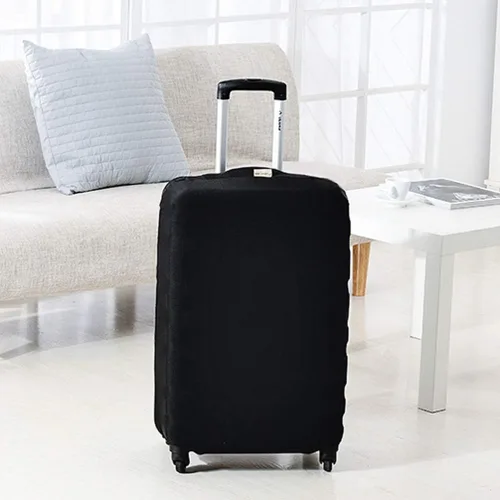 Vista 2 de Sewroro Funda protectora de maleta, protector de maleta, lavable, color negro, elástico, para equipaje de viaje, para 22-24 pulgadas