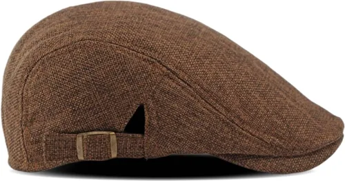 Vista 4 de Mujeres Hombres Simple Flat Cabbie Newsboy Ivy Hat Sun Beret Cap Duckbill Driving Hat color2 negro