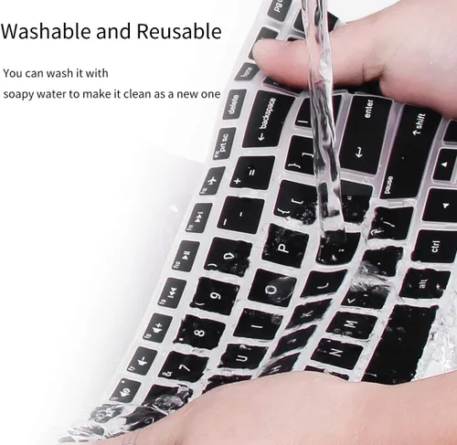 Vista 7 de CaseBuy Funda para teclado compatible con Logitech K350 MK550 MK570, accesorios de teclado inalámbrico Wave K350 MK550, protector de silicona