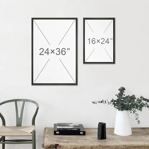 Vista 6 de MUDECOR Lienzo enmarcado para pared, juego de arte de ramo de flores de vida muerta de Marie Frosch, naturaleza, desierto, ilustración, arte