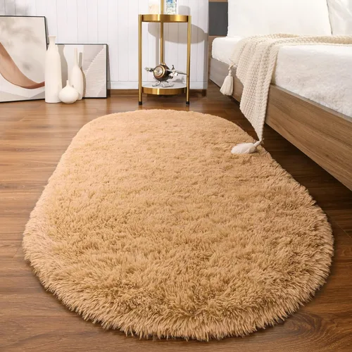 Vista 11 de Softlife Alfombras Esponjosas para Dormitorio, Alfombra de Área Peluda Bonita para Niñas y Niños Habitación de Bebé Decoración del Hogar, 2 x 5 Pies