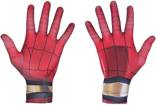 Vista 4 de Halloween Christmas Superhero Mask and Gloves Gift, Cosplay Costumes Mask for KidsAdult