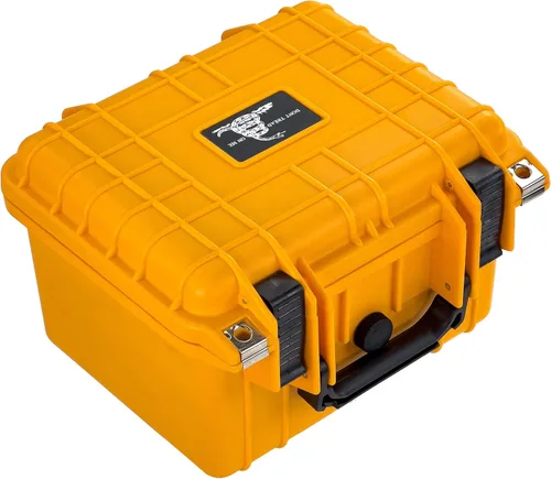 Vista 2 de Eylar Don't Tread On Me Hard Pistol Case 10.62 x 9.68 x 6.87 pulgadas (amarillo, compacto profundo 2 pistolas)