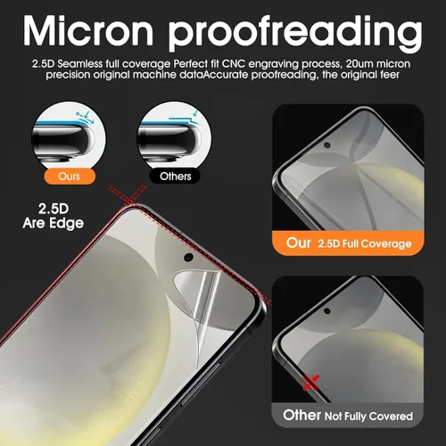 Vista 5 de Paquete de 3 protectores de pantalla de TPU suave para Samsung Galaxy A13