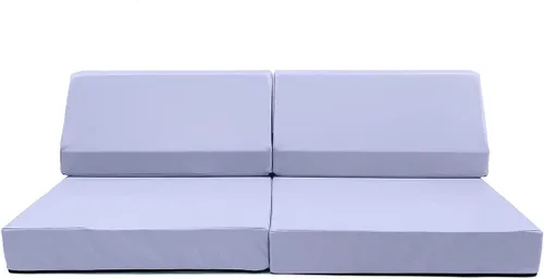 Vista 12 de foamnasium Blocksy Mini - Juego de espuma para interiores, 3 piezas, suave sofá de juego activo para niños y niños para gatear, escalar, construir