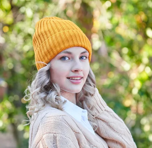 Vista 2 de Connectyle Gorro clásico de invierno cálido para hombre con forro