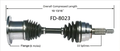 Vista 2 de FD-8023 CV Eje Eje