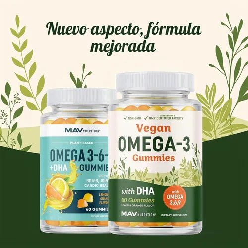 Vista 2 de Omega + DHA gomitas