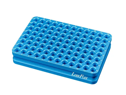 Vista 9 de Tubo de bloque de enfriamiento de aluminio Cool Rack 15 pozos para viales criogénicos y tubos faciales de 0.0 fl oz y 0.1 fl oz, paquete de 1