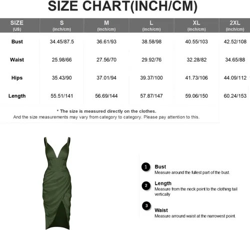 Vista 8 de ZAFUL - Vestido midi con cuello en V profundo y corsé drapeado y plisado de seda para mujer