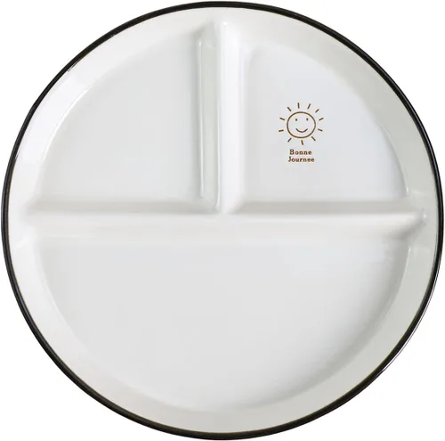 Vista 6 de CoCoMe Round Smile Sun - Plato de ensalada de postre dividido de porcelana de cerámica, 8 pulgadas (1, verde)