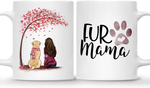 Vista 27 de Gossby Taza de café Dog Dad – Regalo para hombres amantes de los perros labrador retriever negro, regalo de cumpleaños, regalo de Navidad para papá
