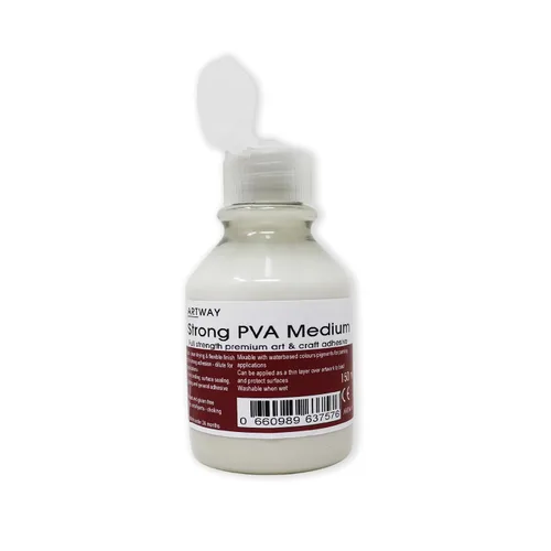 Vista 4 de Artway 2302686 - Pegamento PVA fuerte, 1 litro, color blanco