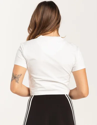Vista 3 de adidas Camiseta de descanso para mujer, Blanco