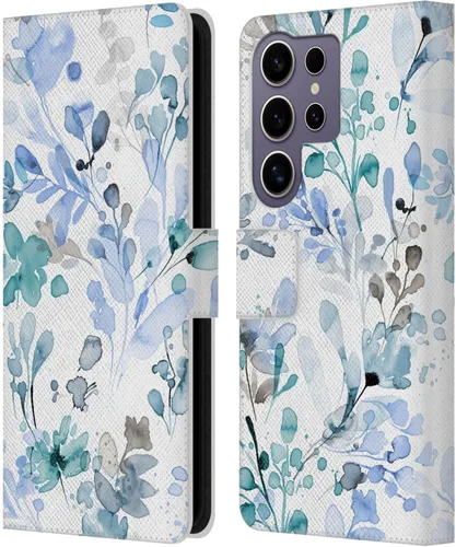 Vista 182 de Head Case Designs Officially Licensed Ninola Beige Wild Grasses Leather Wallet Case Compatible with Samsung Galaxy A07 4G