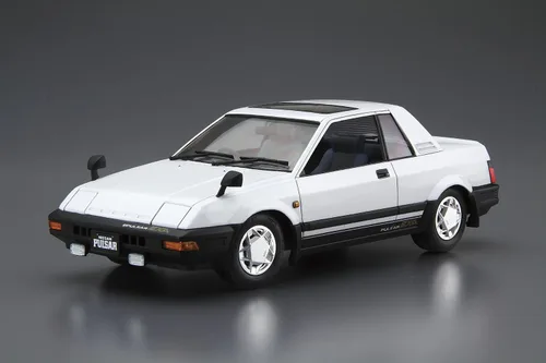 Vista 3 de Aoshima -Modelo de coche #83-1/24 Nissan HN12 Pulsar EXA '83-Model Kit