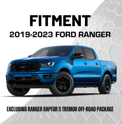 Vista 3 de Bulletpoint RubiGrid - Soporte de teléfono de metal para salpicadero, soporte para varios dispositivos, compatible con Ford Ranger 2019-2023