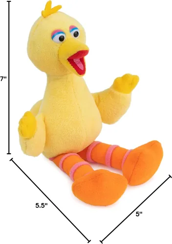 Vista 2 de Peluche de Plaza Sésamo, Gran pájaro, 7 pulgadas