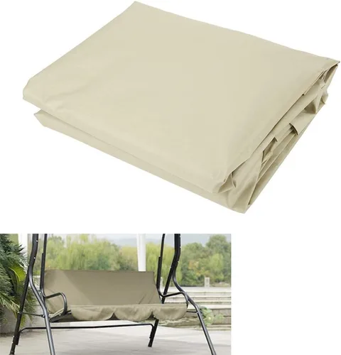 Vista 4 de Cojín de banco para columpio de patio de 3 plazas, funda para silla planeadora, 59.1 x 19.7 in