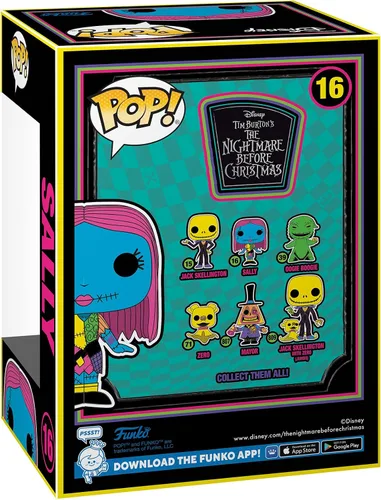 Vista 3 de Funko Disney: La pesadilla antes de Navidad - Sally (luz negra)