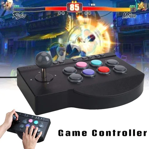 Vista 3 de PXN-0082 Arcade Joystick Juego Joystick Controlador para PCPS4PS3Xbox ONE Nintendo SwitchPC Windows.