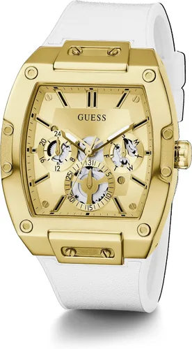 Vista 7 de GUESS Men's Trend Casual Tonneau Diamond 43mm Watch Black Dial Stainless Steel Case & Bracelet