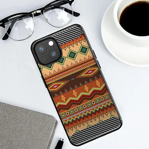 Vista 3 de CasesOnDeck - Funda compatible con Apple iPhone 13 Mini/iPhone 13 Mini, funda de diseño, delgada, negra, flexible, elegante, protección contra