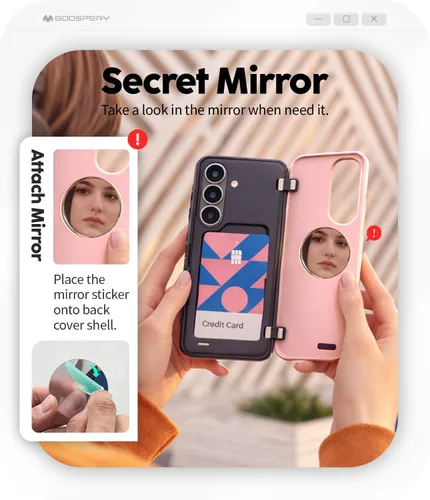 Vista 195 de GOOSPERY Parachoques magnético para puerta compatible con Galaxy S9 Plus, tarjetero tipo billetera con cierre automático por iman, funda protectora