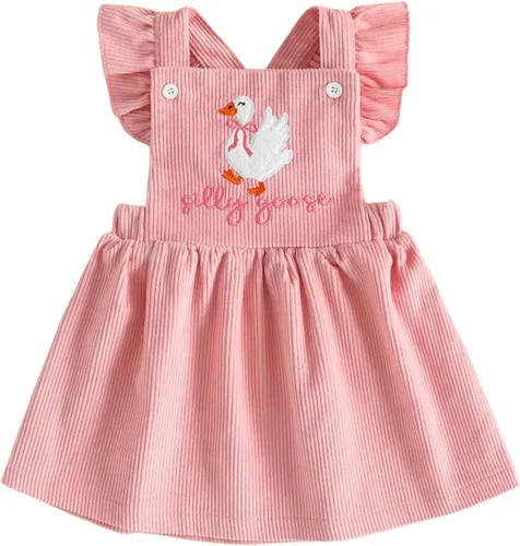 Vista 14 de Vestido de bebé niña con mangas con mosca cruzada sin espalda Pumpkin Face