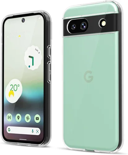 Vista 108 de oakxco para Google Pixel 6A Funda de teléfono de silicona líquida, diseño estético lindo y delgado para mujer y niña, cubierta de gel suave, lisa