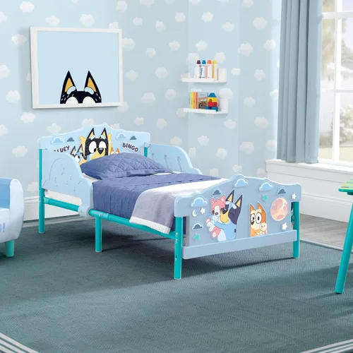 Vista 2 de Delta Children - Cama infantil Bluey 3D, color azul