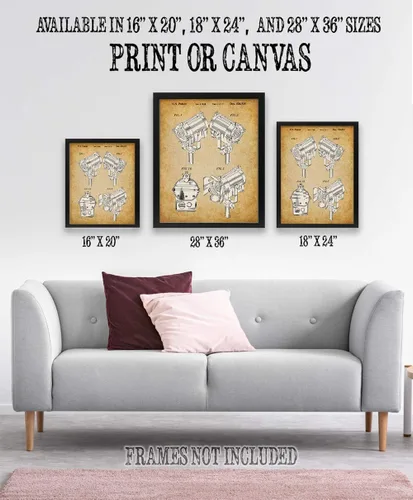 Vista 7 de Theater Spotlight Patent Print - Great Home Office and Movie Theater Decor, Cinema Decorations and Musical Theater Poster, Classic Gift for Actor