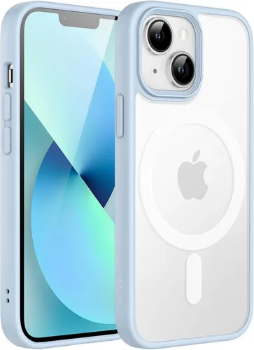 Vista 9 de JETech Funda magnética mate para iPhone 13, color negro